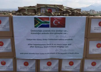 Türkiye’den Güney Afrika Cumhuriyeti’ne Yardım