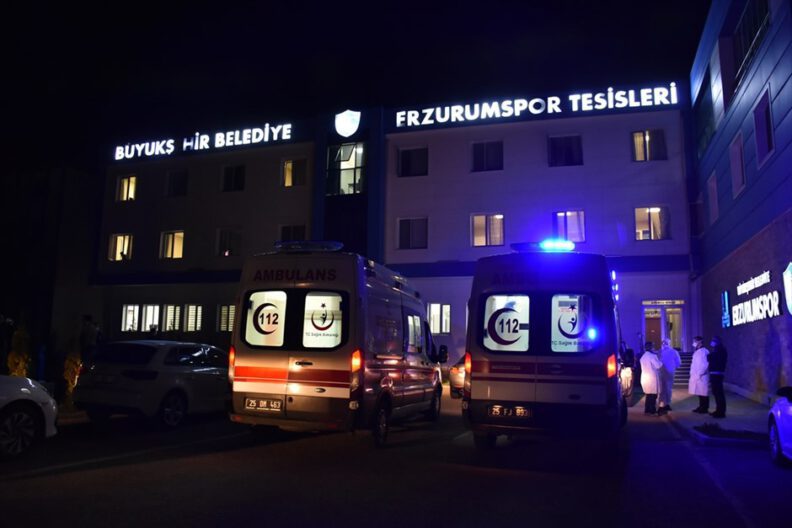 Erzurumspor'da şüpheli 12 kişinin testleri belli oldu