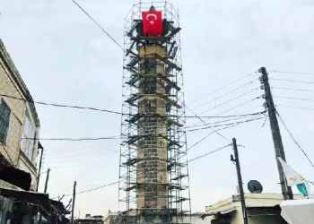 Afrin’deki tarihi 2 yapı Hatay Vakıflar Bölge Müdürlüğü tarafından restore ediliyor