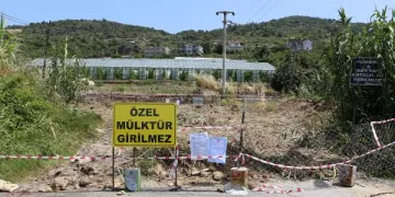Alanya’da tapulu alanım deyip, yolu kapattı