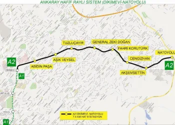 Ankaraya Yeni̇ Metro Müjdesi̇: Büyükşehi̇r, Di̇ki̇mevi̇-Natoyolu Metro Hattı İçi̇n Kolları Sıvadı