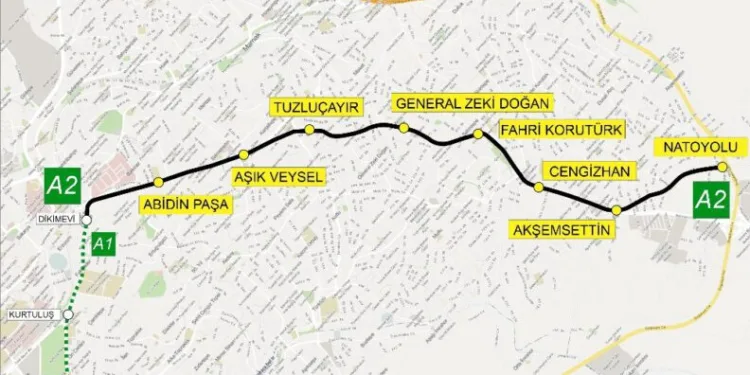 Ankaraya Yeni̇ Metro Müjdesi̇: Büyükşehi̇r, Di̇ki̇mevi̇-Natoyolu Metro Hattı İçi̇n Kolları Sıvadı