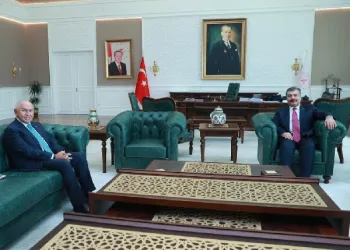 Sağlık Bakanı ve TFF Başkanı bir araya geldi