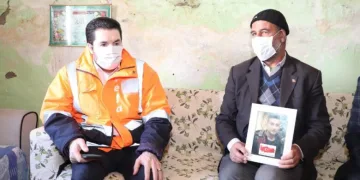 Başkan Sayan, oğlu asker çağındayken PKK’lılar tarafından kaçırılan babayı Bakan soylu ile görüştürdü