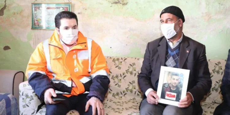 Başkan Sayan, oğlu asker çağındayken PKK’lılar tarafından kaçırılan babayı Bakan soylu ile görüştürdü