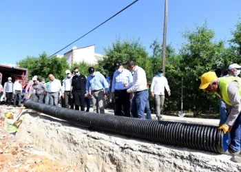 Başkan Seçer, Kanali̇zasyon Hattı Çalışmalarını İnceledi̇