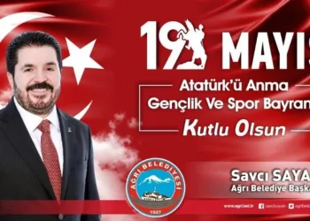 Beledi̇ye Başkanı Savcı Sayanın 19 Mayıs Mesajı