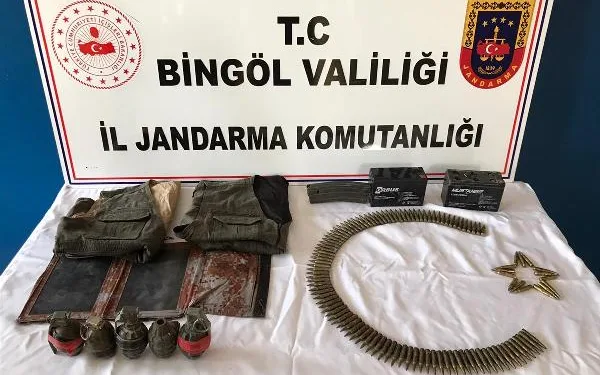 Bingöl’de, PKK’nın toprağa gömülü el bombaları bulundu