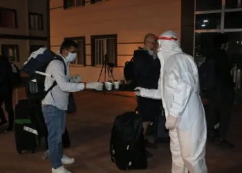 BAE’den gelen 193 kişi Sinop’ta yurda yerleştirildi