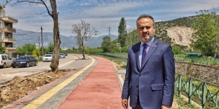 Bursa’da Mandıras Deresi çevresine estetik dokunuş