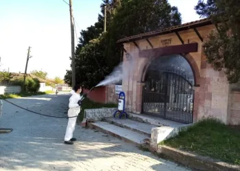 Çorluda Dezenfekte Çalışmaları Sürüyor
