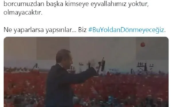 Cumhurbaşkanı Erdoğan’dan, AK Parti’ye dönüşünün 3’üncü yılına özel paylaşım