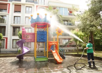 Efelerde Parklarda Temi̇zli̇k Çalışması Gerçekleşti̇rdi̇