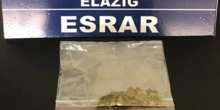 Elazığda Uyuşturucu İle Mücadele