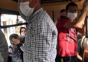Esenyurt’taki minibüsler yine tıka basa dolu