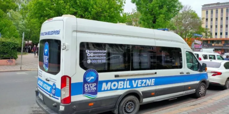 Eyüpsultanda Mobi̇l Vezne Hi̇zmeti̇
