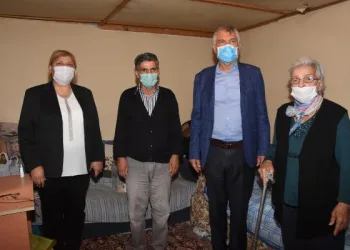 Başkanlardan ‘Feliçita Mehmet’e ziyaret