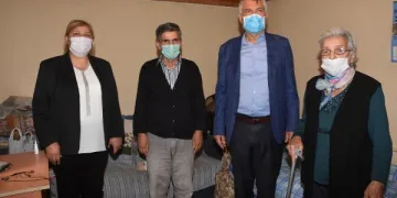 Başkanlardan ‘Feliçita Mehmet’e ziyaret