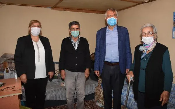 Başkanlardan ‘Feliçita Mehmet’e ziyaret