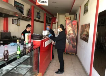 Hakkari’de sosyal mesafe denetimi