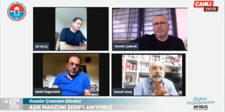 Halk Ozanı Aşık Mahzuni̇ Şeri̇f, Türküleri̇yle Anıldı