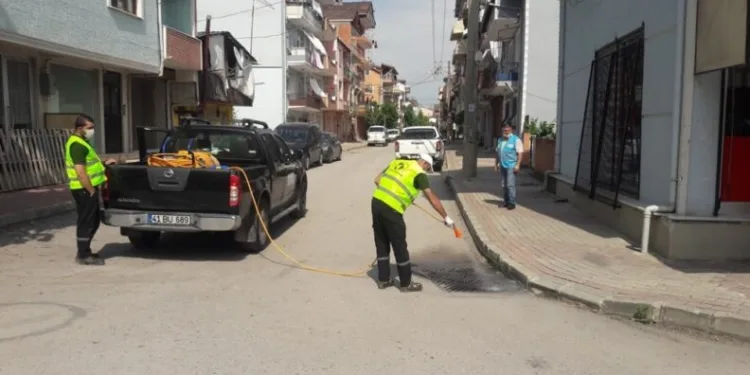 İzmi̇ti̇n Tüm Mahalleleri̇ Si̇vri̇si̇neğe Karşı İlaçlandı