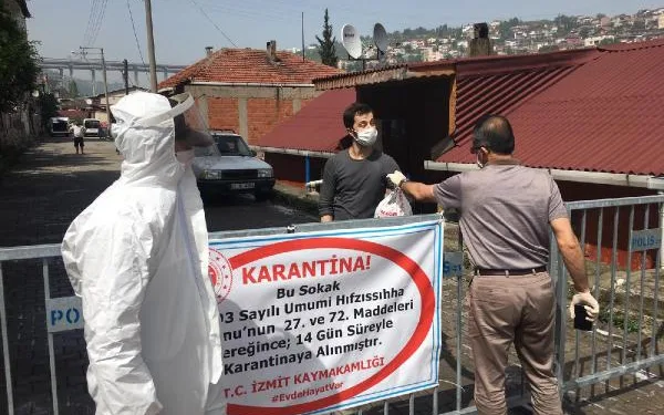 İzmit’te 2 sokak karantinaya alındı!