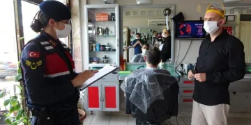 Jandarmadan Kuaförlere Hi̇jyen Deneti̇mi̇