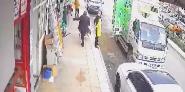 Vahşet! Kaldırımda duran hamile köpeğe tekme attı