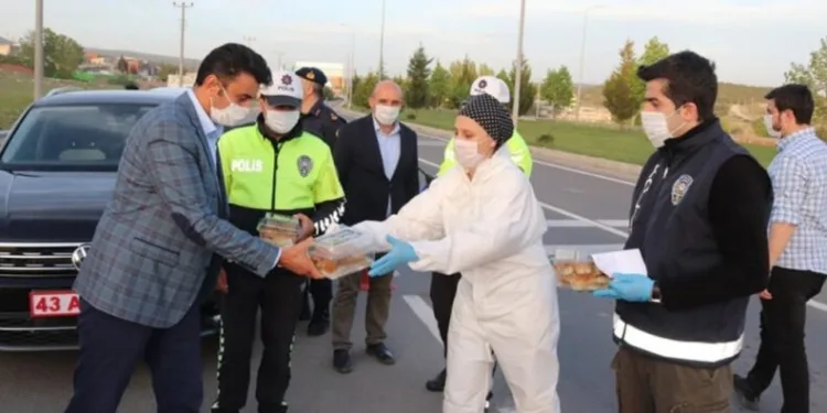 Kaymakamdan virüs kontrol noktalarına denetim