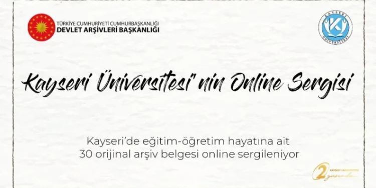Kayseri̇ Üni̇versi̇tesi̇nden Onli̇ne Sergi̇