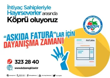 Kdz. Ereğli̇ Beledi̇yesi̇ askıda fatura uygulaması başlattı