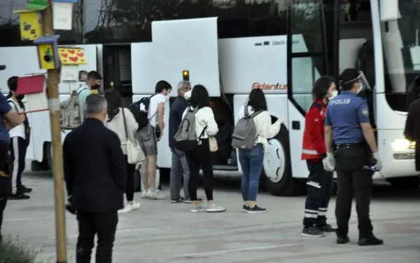 KKTC’den getirilen 288 kişi, Karaman’da karantinaya alındı