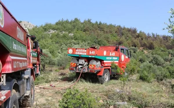 Kozan’daki orman yangını söndürüldü