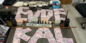 Kumar baskınında yüklü miktarda para ele geçirildi