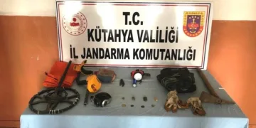 Kütahya’da 27 sikke ele geçirildi