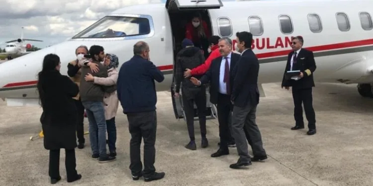 Tedavi̇ içi̇n Türki̇ye’ye geti̇ri̇ldi̇
