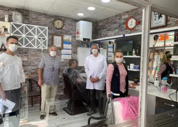 Lüleburgazda Berber Ve Kuaför Salonları Denetlendi̇