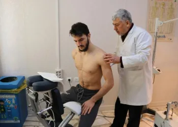 Milli güreşçi Furkan Dülger, Gaziantep’te sağlığına kavuştu