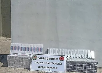 MSB: Hakkari’de 2 bin 890 paket kaçak sigara ele geçirildi