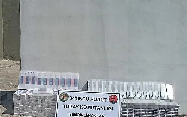 MSB: Hakkari’de 2 bin 890 paket kaçak sigara ele geçirildi