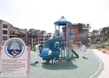 Mudanya’da parklar çocuklar için hazırlanıyor