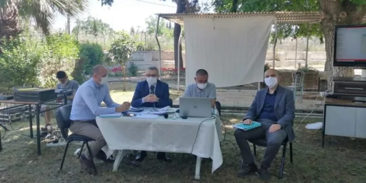Nazi̇lli̇de Muhtarlar Sulama Faali̇yetleri̇ Hakkında Bi̇lgi̇lendi̇ri̇ldi̇