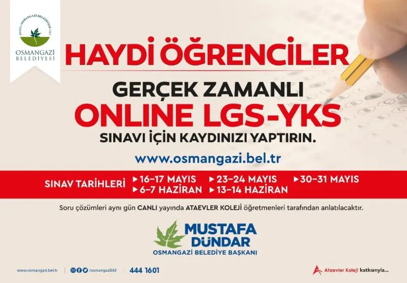 Öğrenci̇lerden Onli̇ne Deneme Sınavlarına Yoğun İlgi̇