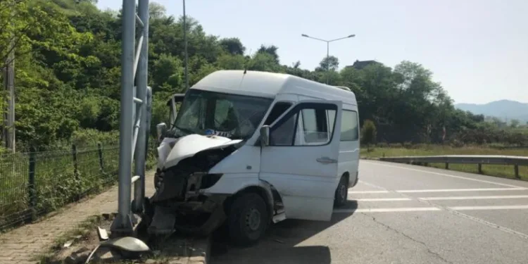 Ordu’da Trafi̇k Kazası: 1 Yaralı