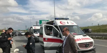 Arnavutköy’de trafik kazası: 1’i ağır 5 yaralı