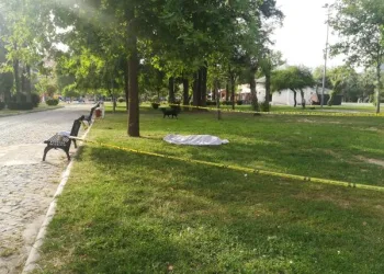 Park’ta erkek cesedi bulundu