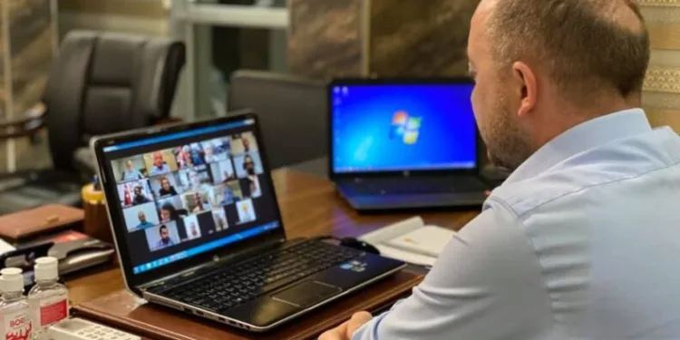 Sağlık Bakanı Yardımcısı Eldemi̇r İle Vi̇deo Konferansla Görüştüler