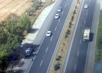 Salihli’de sokağa çıkma yasağı öncesinde helikopterli denetim yapıldı