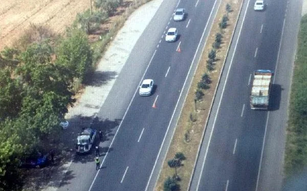Salihli’de sokağa çıkma yasağı öncesinde helikopterli denetim yapıldı